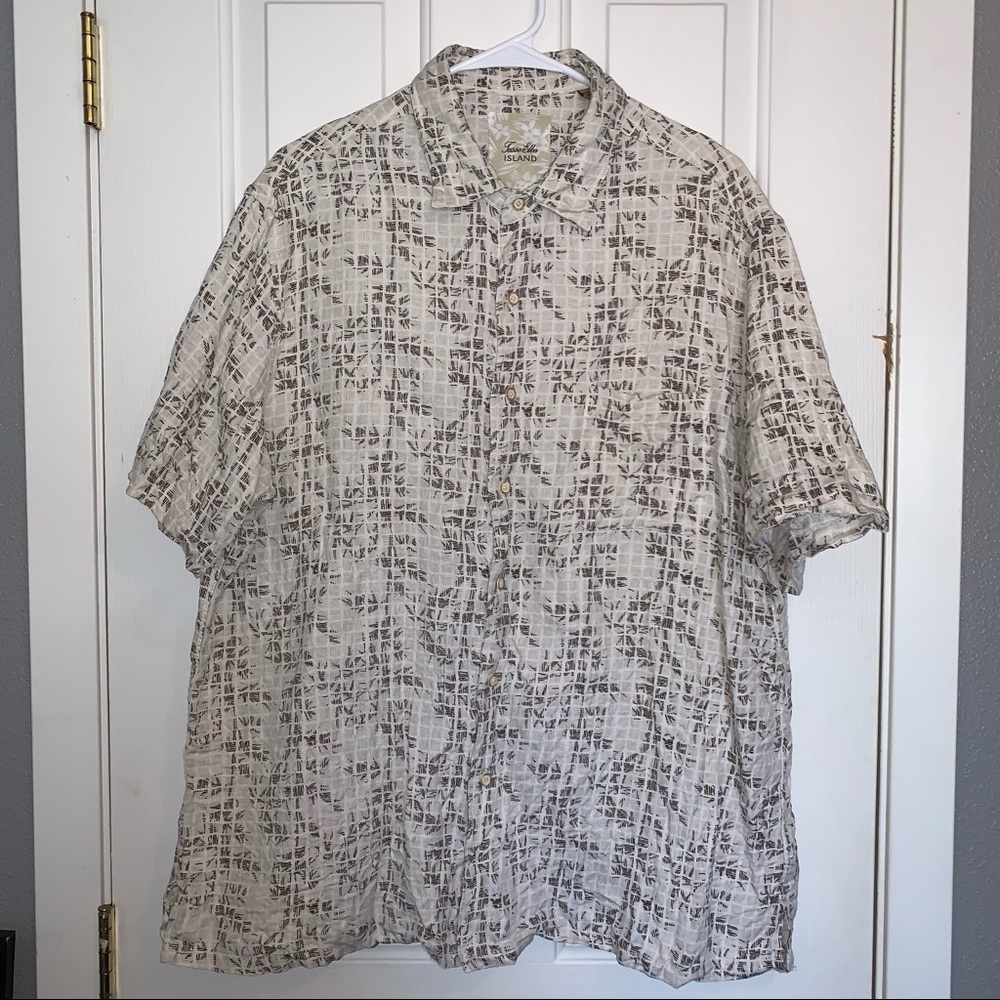 Tasso Elba Island Tropical Hawaiian Printed Shirt